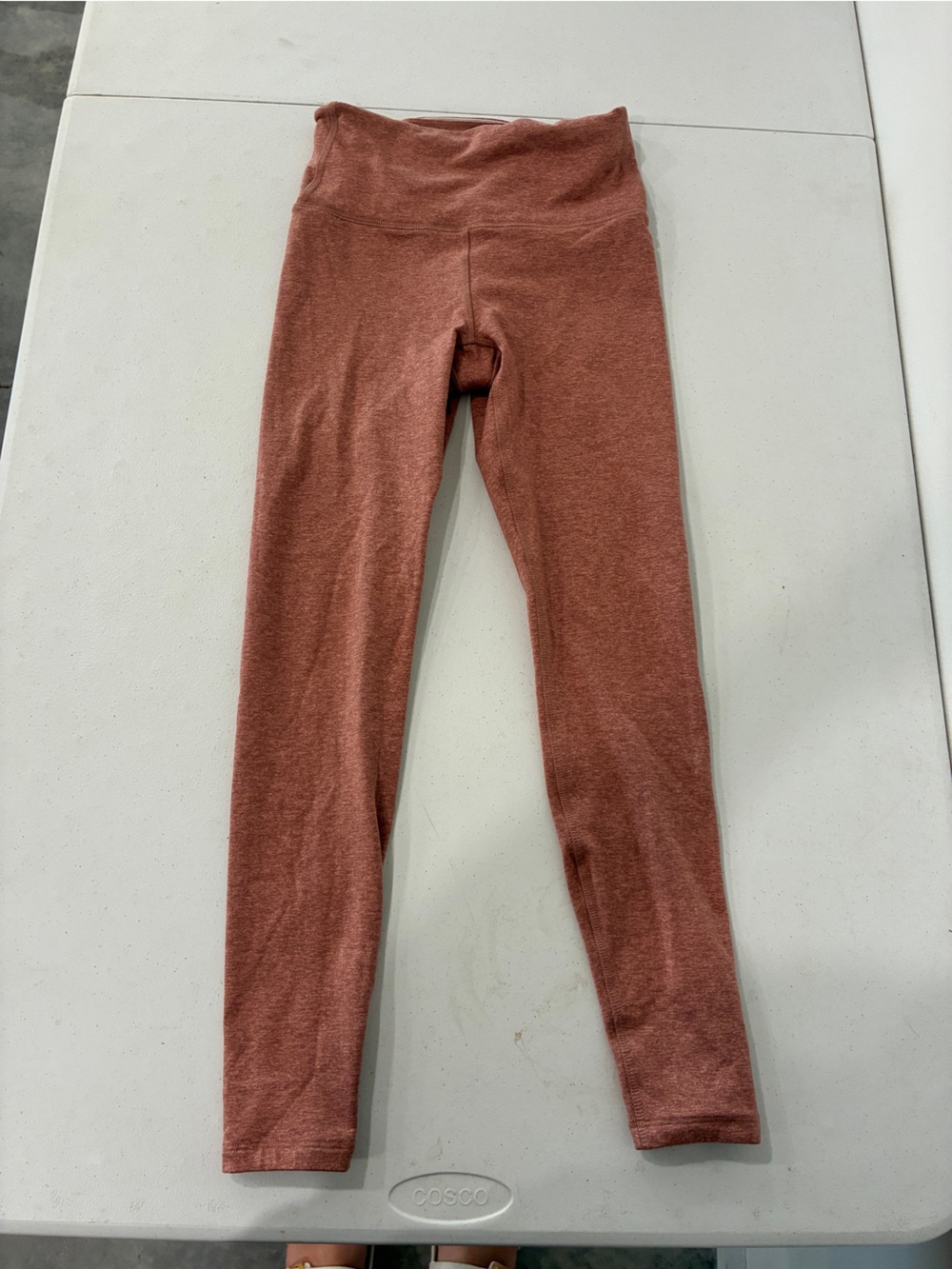 All in Motion Girls XS Leggings Dusty Rose Heathered Performance Yoga Pants EUC